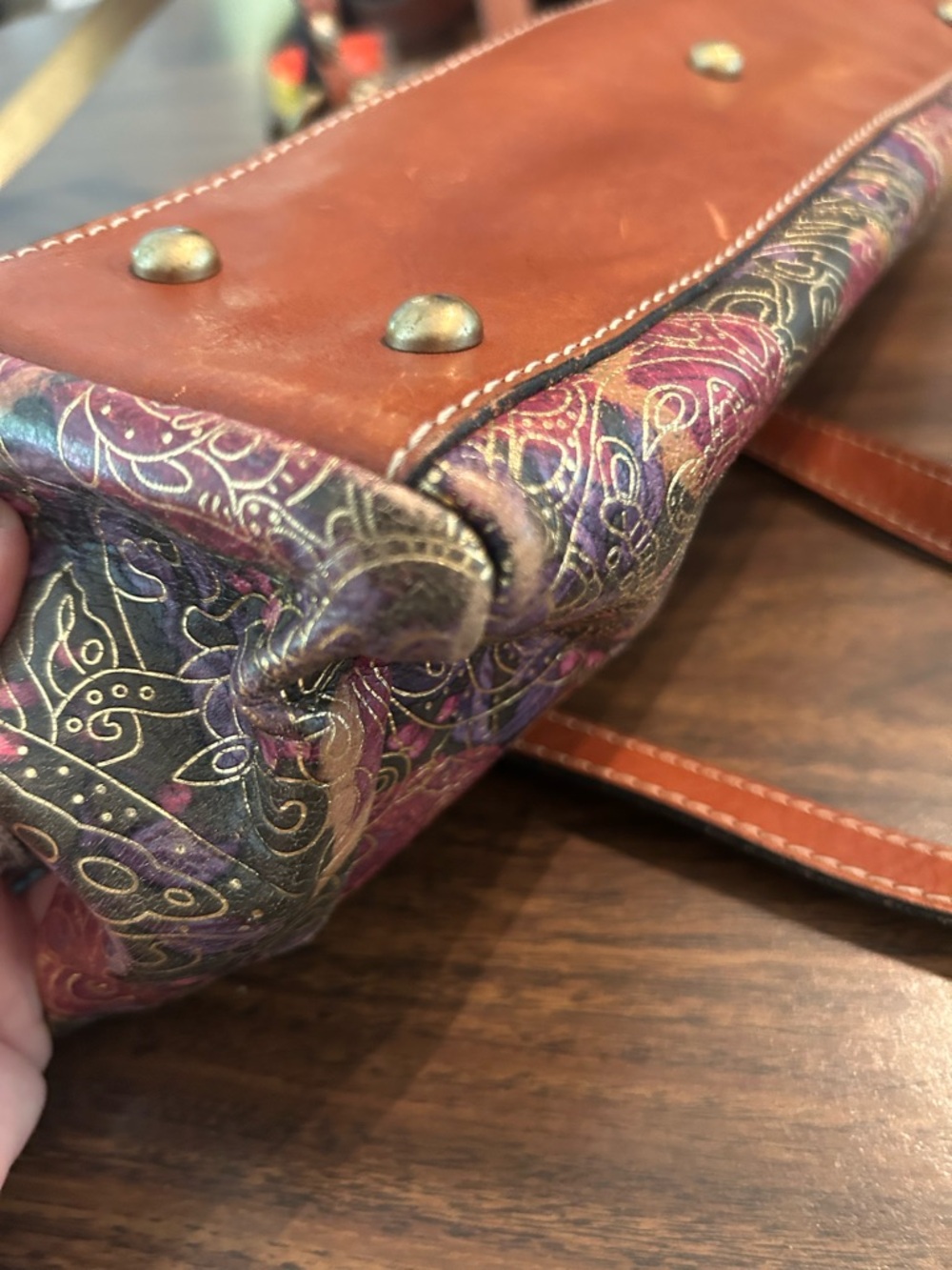 Patricia Nash Multicolor Paisley Shoulder Bag - Picture 6 of 10